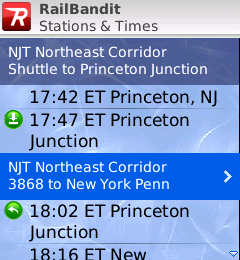Trips details includes more information in section headings and make it easier to access Connection screen